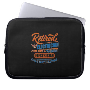 Retrött Electrician - Electrician Gift Laptop Fodral
