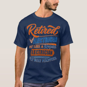 Retrött Electrician Gift T Shirt