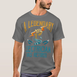 Retrött Electrician Humor Electrician Gift T Shirt