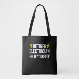 Retrött Electrician laga det din egen fina gåva Tygkasse