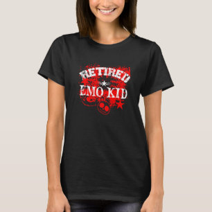 Retrött Emo Kid Emo Goth 1 T Shirt