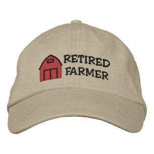 Retrött Farmer Embroiderade Hat Broderad Keps