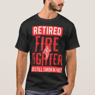 Retrött Firefighter Fireman Pension Party T Shirt
