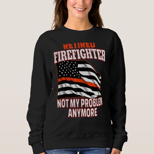 Retrött Firefighter Pension T Shirt (Framsida)