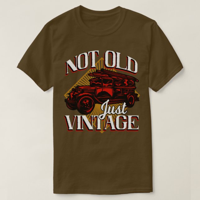 Retrött Firefighter T Shirt (Design framsida)