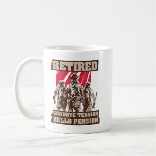 Retrött Fireman Pension-plan - nuny Firefighter Kaffemugg