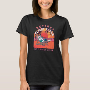 Retrött Flight Nurse Vintage Pension T Shirt
