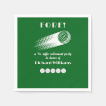 Retrött Golf Fore Tee-Riffic Pension party