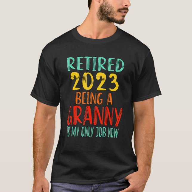 Retrött Granny 2023 T Shirt (Framsida)