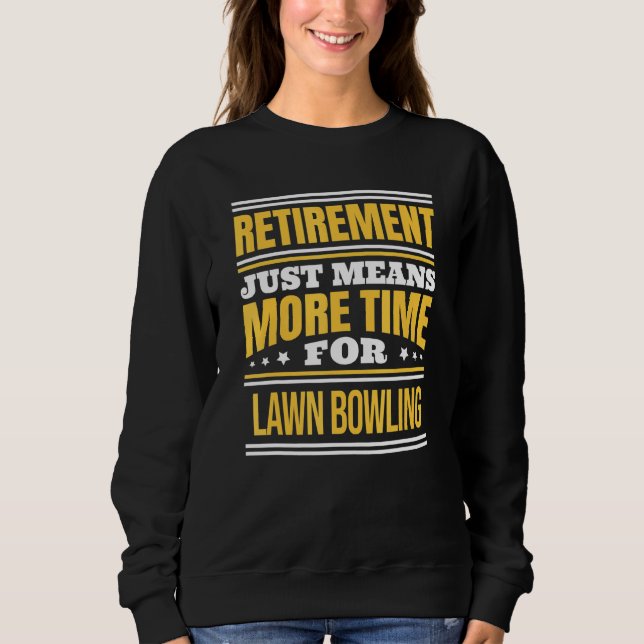 Retrött Gräsmatta Bowling Sayed Pension T Shirt (Framsida)