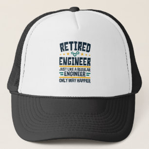 Retrött Ingenjör Engineering Pension Happier Keps