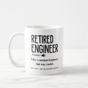 Retrött Ingenjör Kaffemugg