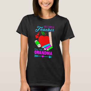 Retrött lärare Im A Fullt Grandma T Shirt