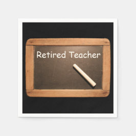 Retrött Lärare Pension Pappersservett