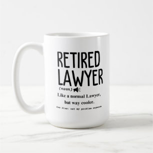 Retrött Lawyer Kaffemugg