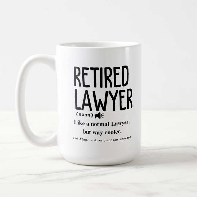 Retrött Lawyer Kaffemugg (Vänster)