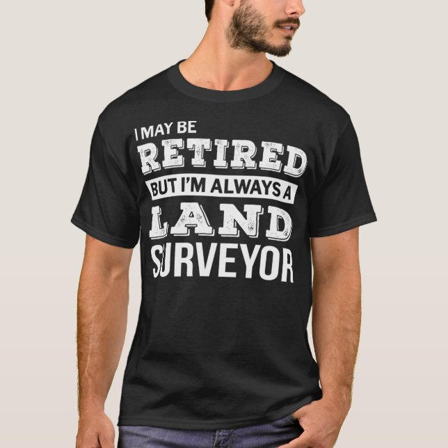 Retrött markbesiktning Gift Funny Pension  T Shirt (Framsida)