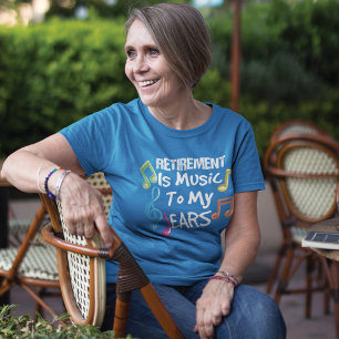Retrött Music Teacher Funny Pension Gag T Shirt