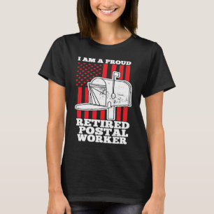 Retrött postal Worker Kärlek Mailman Pension DA1 T Shirt