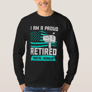 Retrött postal Worker Kärlek Mailman Pension T Shirt