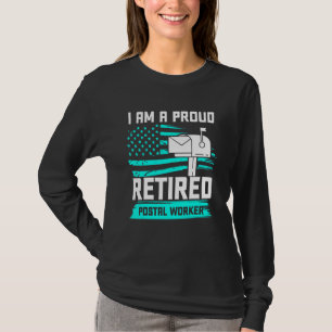Retrött postal Worker Kärlek Mailman Pension T Shirt