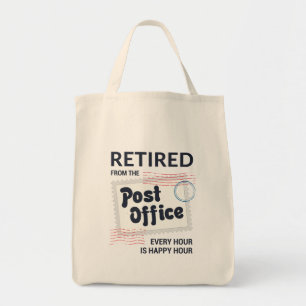 Retrött Postal Worker Pension Mailman Funny Tygkasse