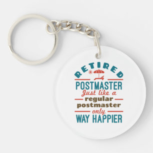 Retrött Postmaster Funny Pension Happier