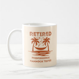 Retrött Professionell Hammock Tester Funny Retrött Kaffemugg