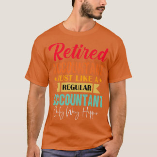Retrött revisor, ekonomiansvarig Pension T Shirt