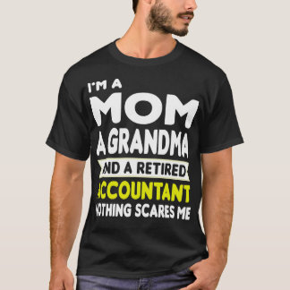 Retrött revisor Grandma Funny Cpa Pension T Shirt