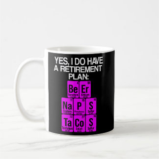 Retrött Science Teacher Duty School Pension 2 Kaffemugg