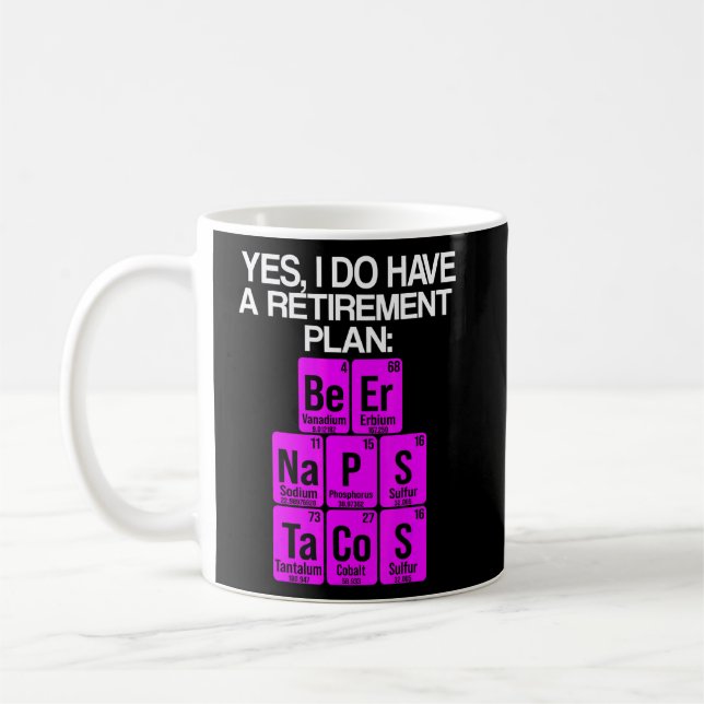 Retrött Science Teacher Duty School Pension 2 Kaffemugg (Vänster)