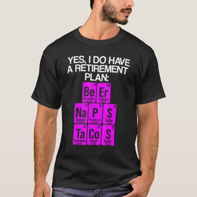 Retrött Science Teacher Duty School Pension 2 T Shirt (Framsida)