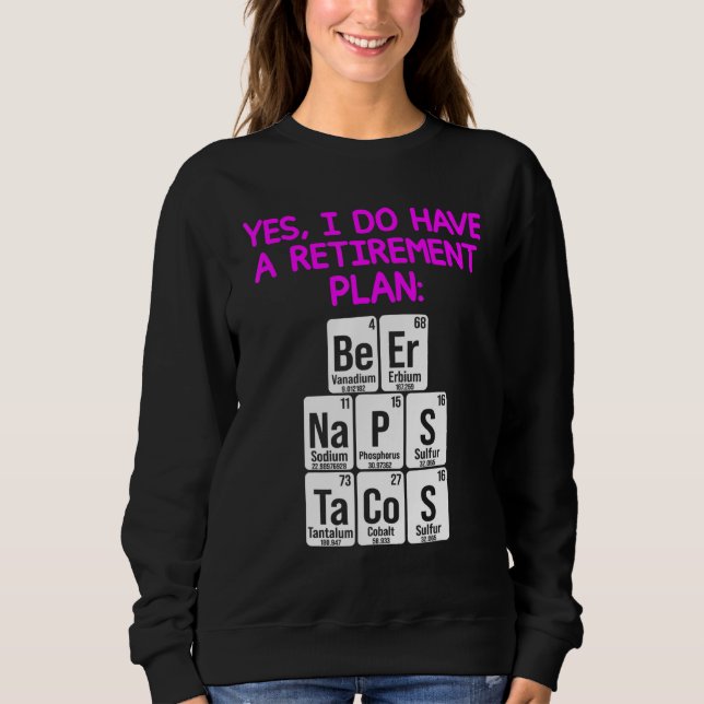 Retrött Science Teacher Duty School Pension 8 T Shirt (Framsida)