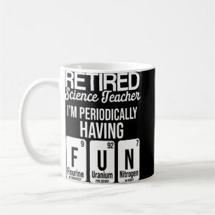 Retrött Science Teacher Helg School Pension Kaffemugg