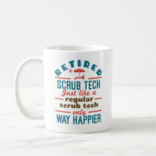 Retrött SCrub Tech Surgical Technolog Happier Kaffemugg