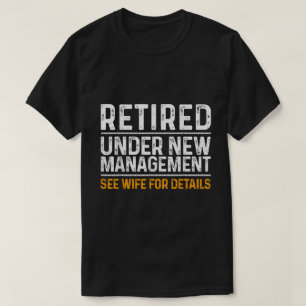 Retrött Se frun Funny Pappa Shirt T
