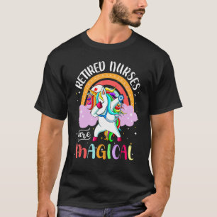 Retrött sjuksköterska Rn Nursing Magic Unicorn Rai T Shirt