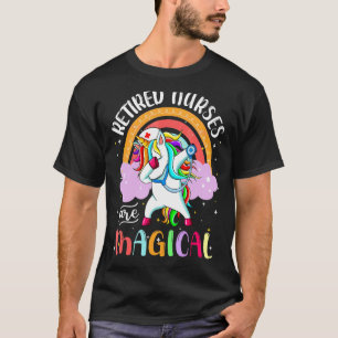 Retrött sjuksköterska Rn Nursing Magic Unicorn Rai T Shirt