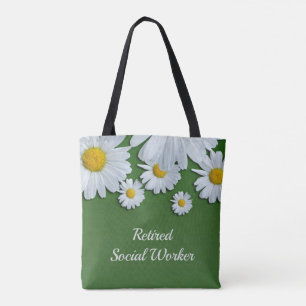 Retrött Social Worker Tygkasse