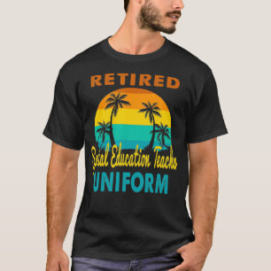Retrött Speciell utbildningslärares enhetliga re T Shirt