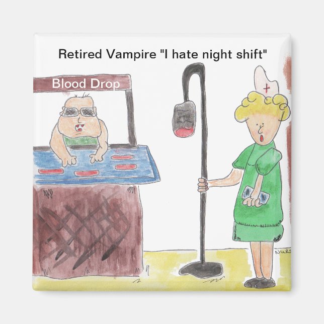 Retrött Vampire Magnet (Framsidan)
