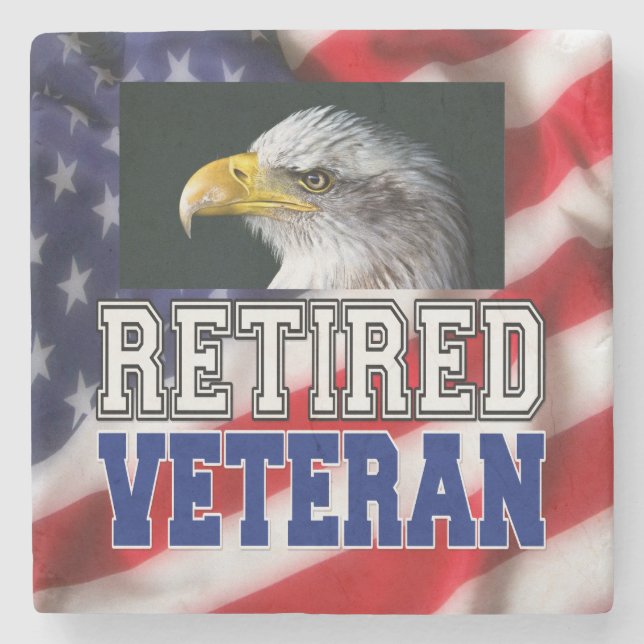 Retrött Veteran Stenunderlägg (Framsidan)