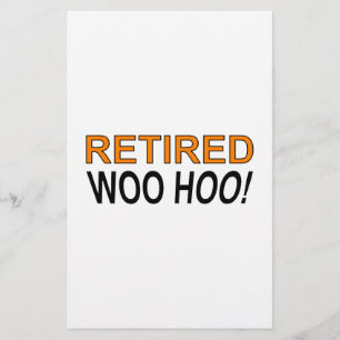 Retrött Woo Hoo Brevpapper