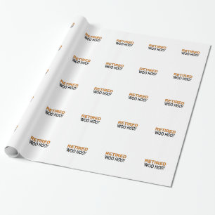 Retrött Woo Hoo Presentpapper