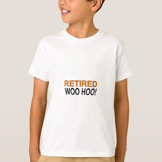 Retrött Woo Hoo Tee (Framsida)