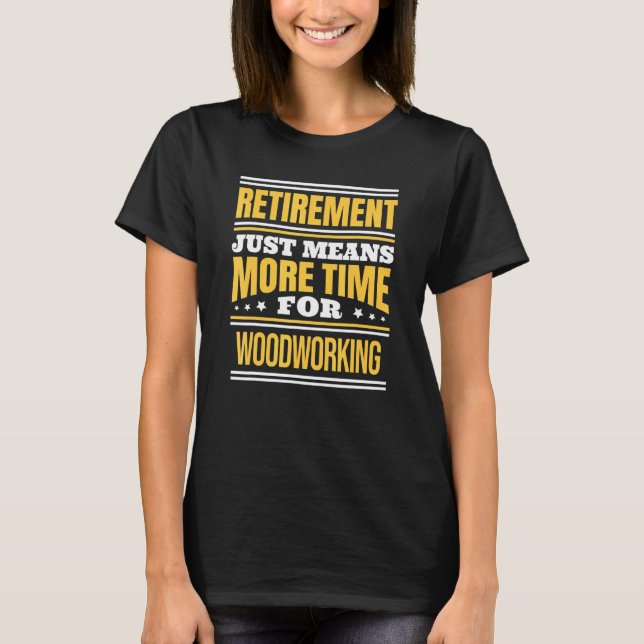 Retrött Woodworking Sayed Pension T Shirt (Framsida)