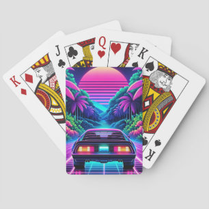 Retrovågsbil Casinokort