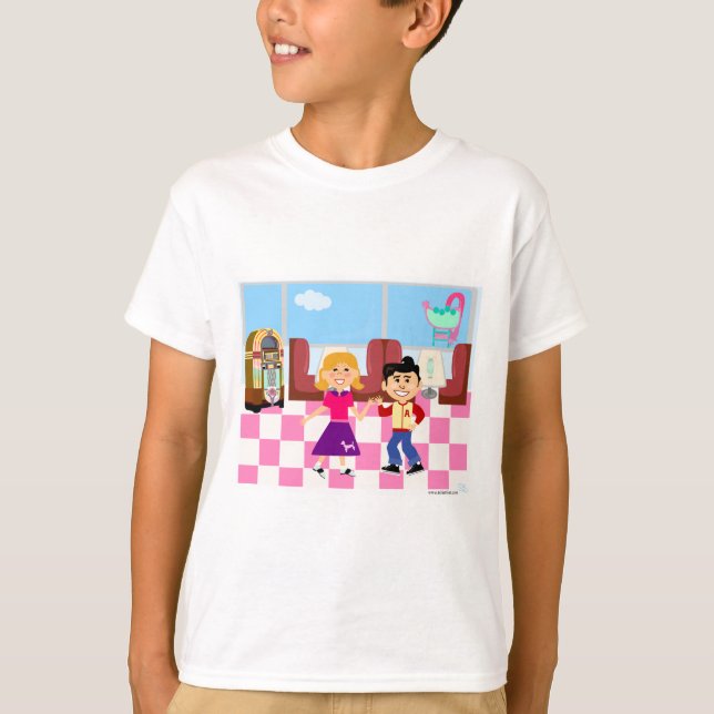 Retroville Sock Skutt Middag Tee (Framsida)
