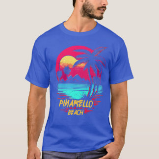Retrowave Beach Pinarello Beach T Shirt